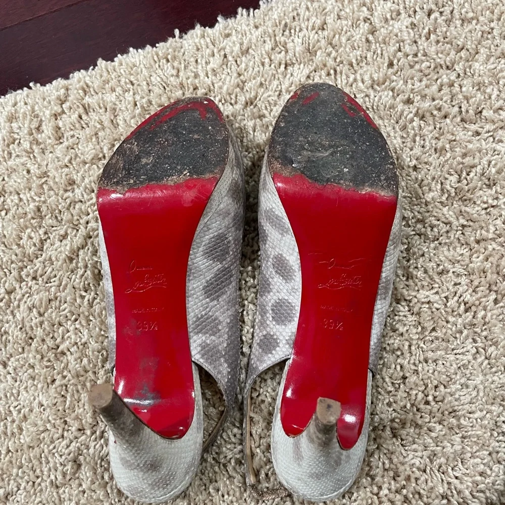 Christian Louboutin pumps snake skin- dust bag included - Picture 3 of 6